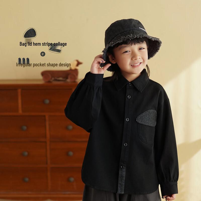 

Мужская хлопковая рубашка с длинным рукавом и воротником US 7.5