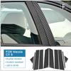 For Mazda 6 3 CX-5 CX5 CX-30 2006-2012 Carbon Fiber Pattern B-Pillar Trim PC Material Interior Decor Protective Car Accessories