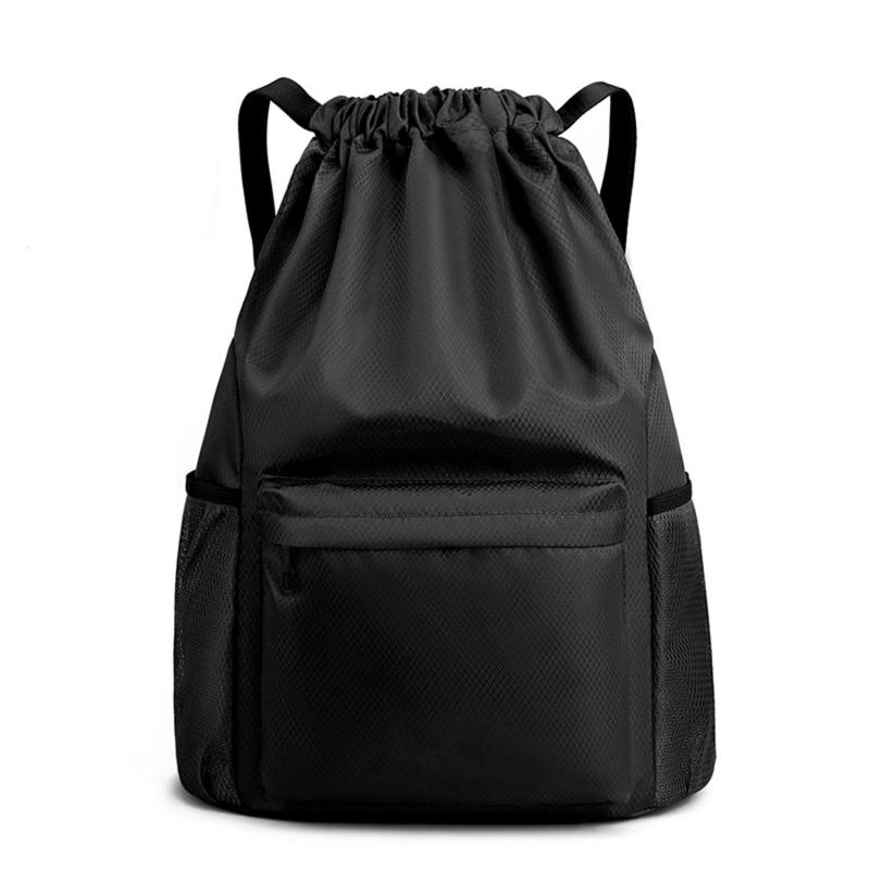 Men/Women Drawstring Pocket Backpack 2025 New Nylon Waterproof Backpack Large Capacity Drawstring Travel Bag Fitness Sports Bag