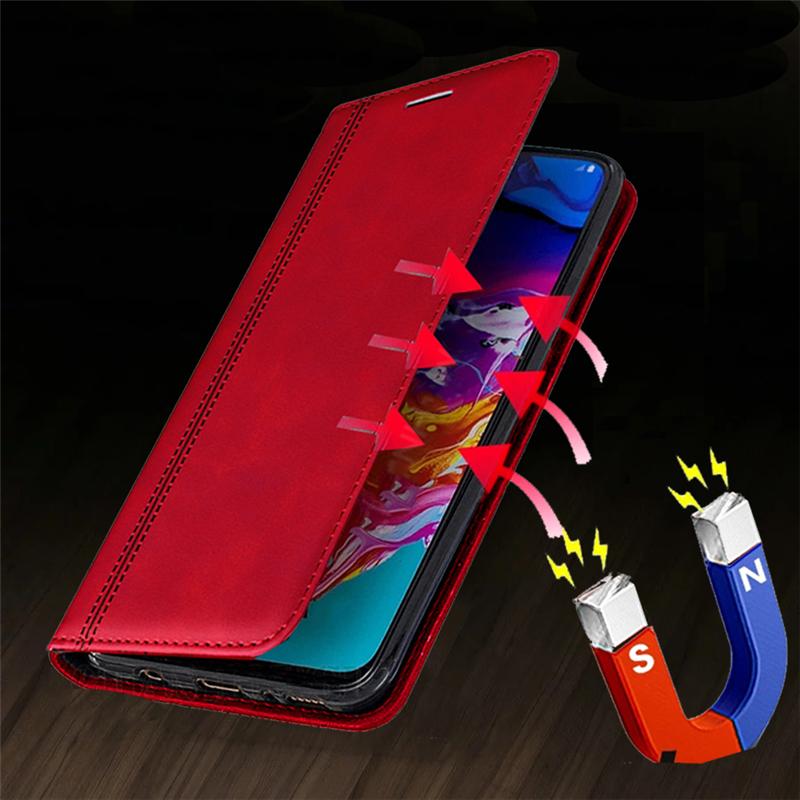 Luxusní kožené flipové pouzdro pro OPPO Reno 2 Z 2Z Realme C1 C2 C3 3 5 5S 5i 6i 6 Pro A9 A5 2020 A31 A52 A92 A1K Měkký silikonový kryt na telefon Peněženka Funda