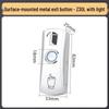 86 Type Rainproof Surface-Mounted Exit Button with Auto Reset for Outdoor Access Control