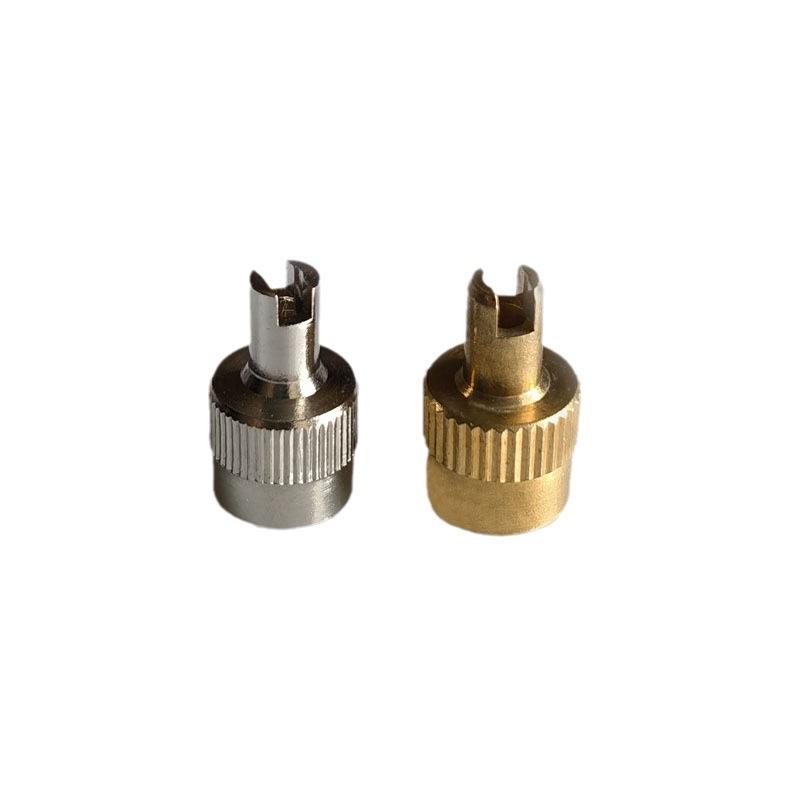 Multifunctional Pure Copper Valve Stem Cap and Core Wrench for Cars, Motorcycles, Bicycles, and Electric Scooters