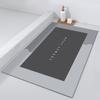 Diatomium Mud Moisture-wicking Pad Bathroom Slip-resistant Quick Drying Rug Toilet Door Carpet Bathroom Fine Door Mat Can Be Cut