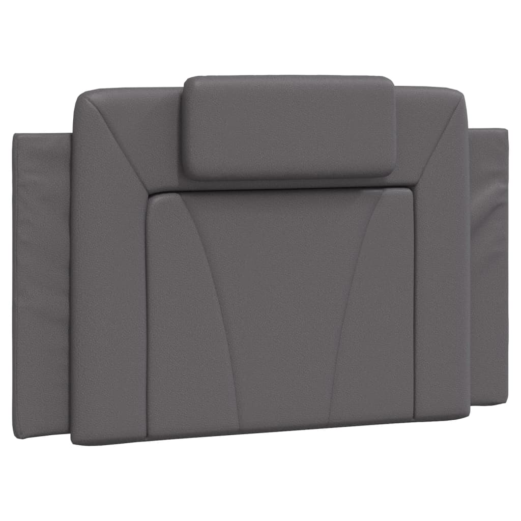Vidaxl Bed With Mattress, Grey, 80X200 Cm, Faux Leather