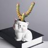 Ceramic Fleshy Plant Pot Kitten Planter Plant Flowerpot Ornament for Fleshy Plant Cactuses Container for Home Balcony