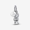 925 Silver Pendant Charms Coin Seal Monkey Bear Butterfly Rose Heart Beads DIY Bracelets Necklaces Fine Jewelry Gifts