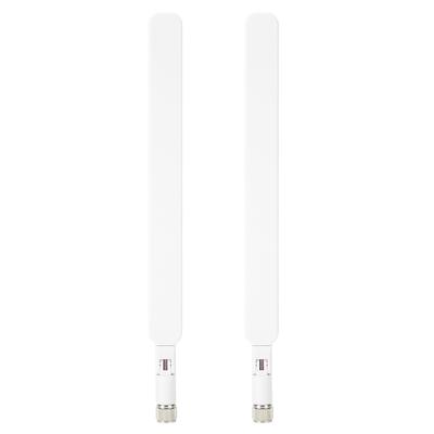 2Pcs 4GLTE Router Antenna B593 CPE for Huawei Network Signal Wireless Male BoosterWhite