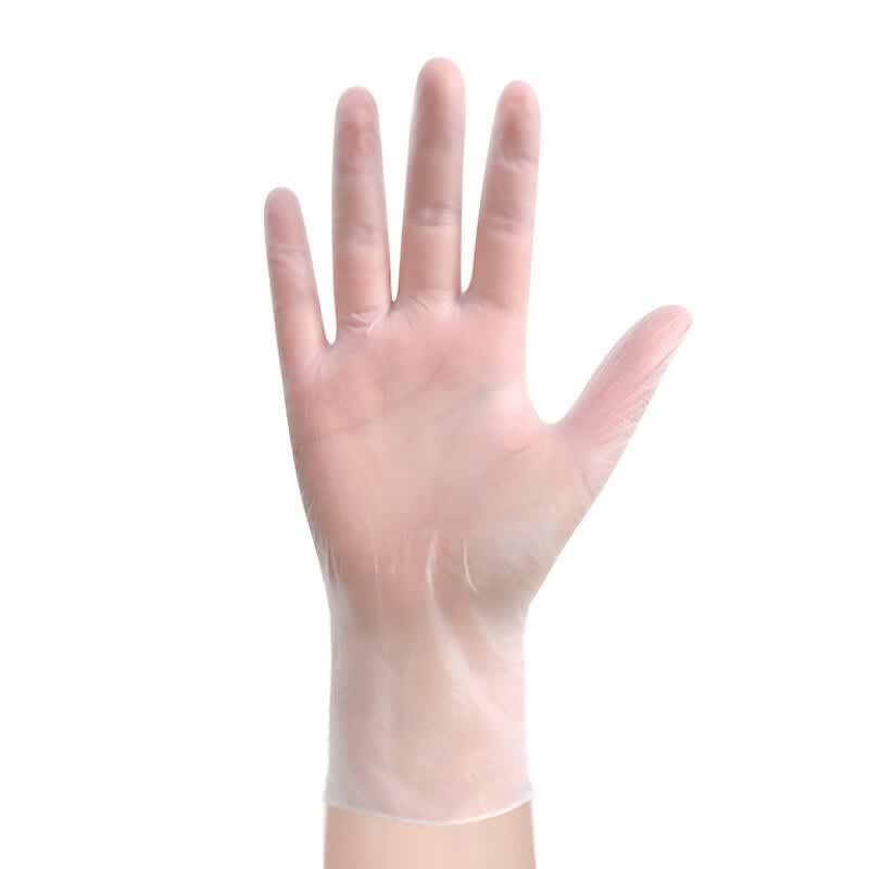 Laobaojia Disposable Transparent PVC Gloves M