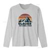 Glacier National Park T Shirt Vintage Washed Versatile Top For Everyday Wear Casual Designer Clothes Breathable Comfortable