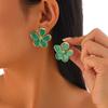 1Pair Romantic Petal Flower Long Hanging Earrings For Women Trendy Elegant Tassel Piercing Drop Earrings Party Jewelry Gift