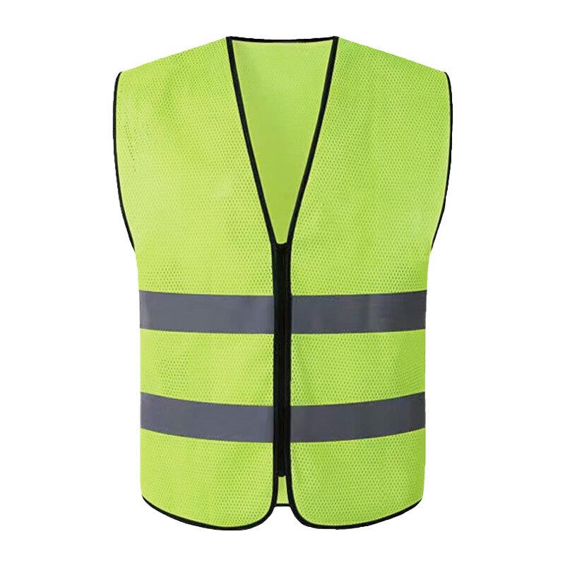 OLOMM Fluorescent Green Reflective Safety Vest