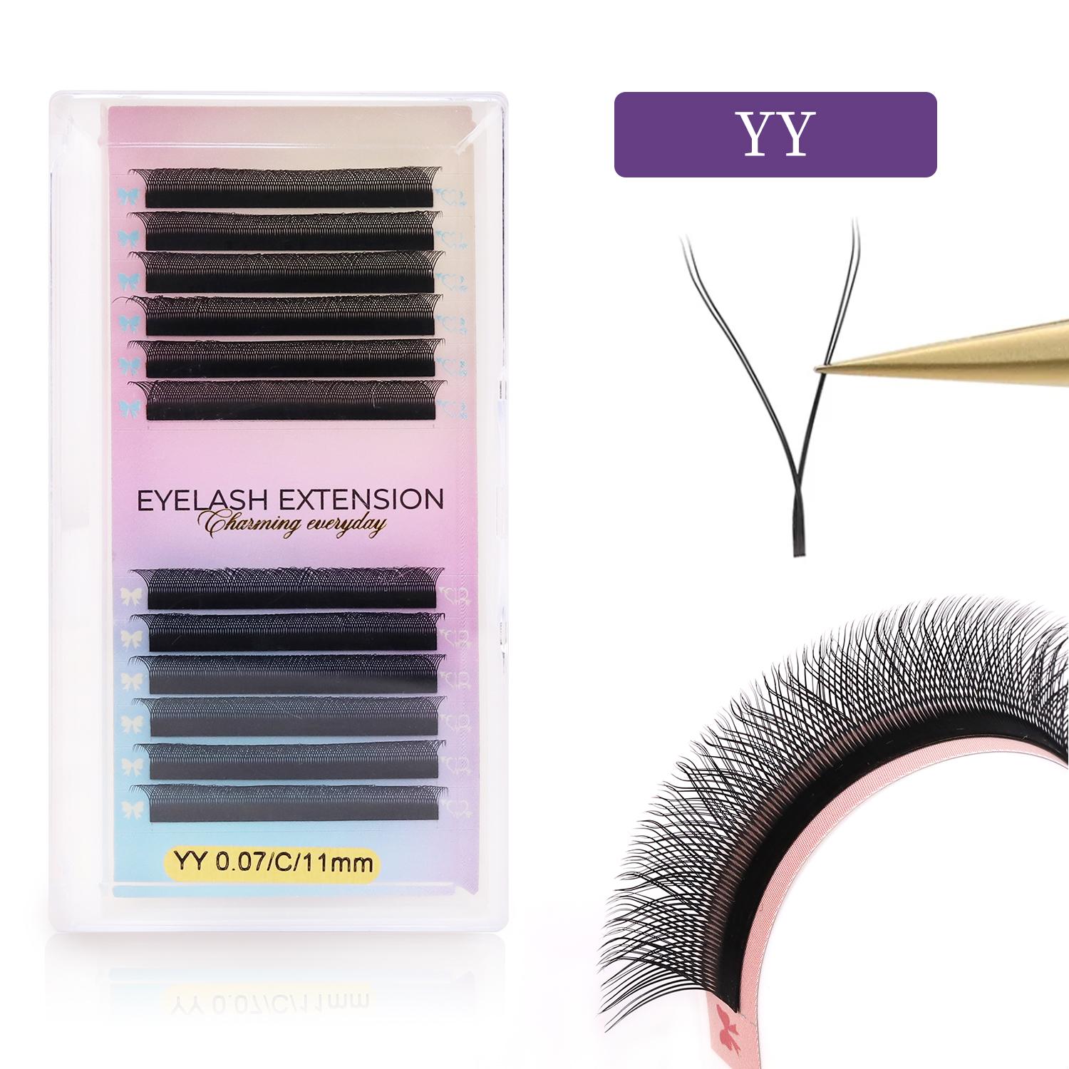 

Л/(LU)M/C/D W-образные наращенные ресницы 0.07 3D готовые пучки для объемного наращивания W-образные YY-ресницы из искусственной норки для объемного наращивания натуральные ресницы D&0.07mm&MIX(8-15)mm