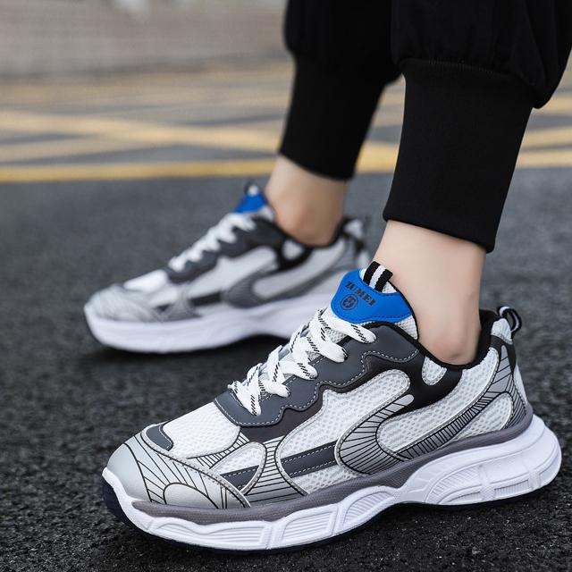 Plattform Männer Schuhe Mode Klobig Turnschuhe Männer Casual Schuhe Atmungsaktive Sport Papa Schuhe Männlichen Fitness Schuhe