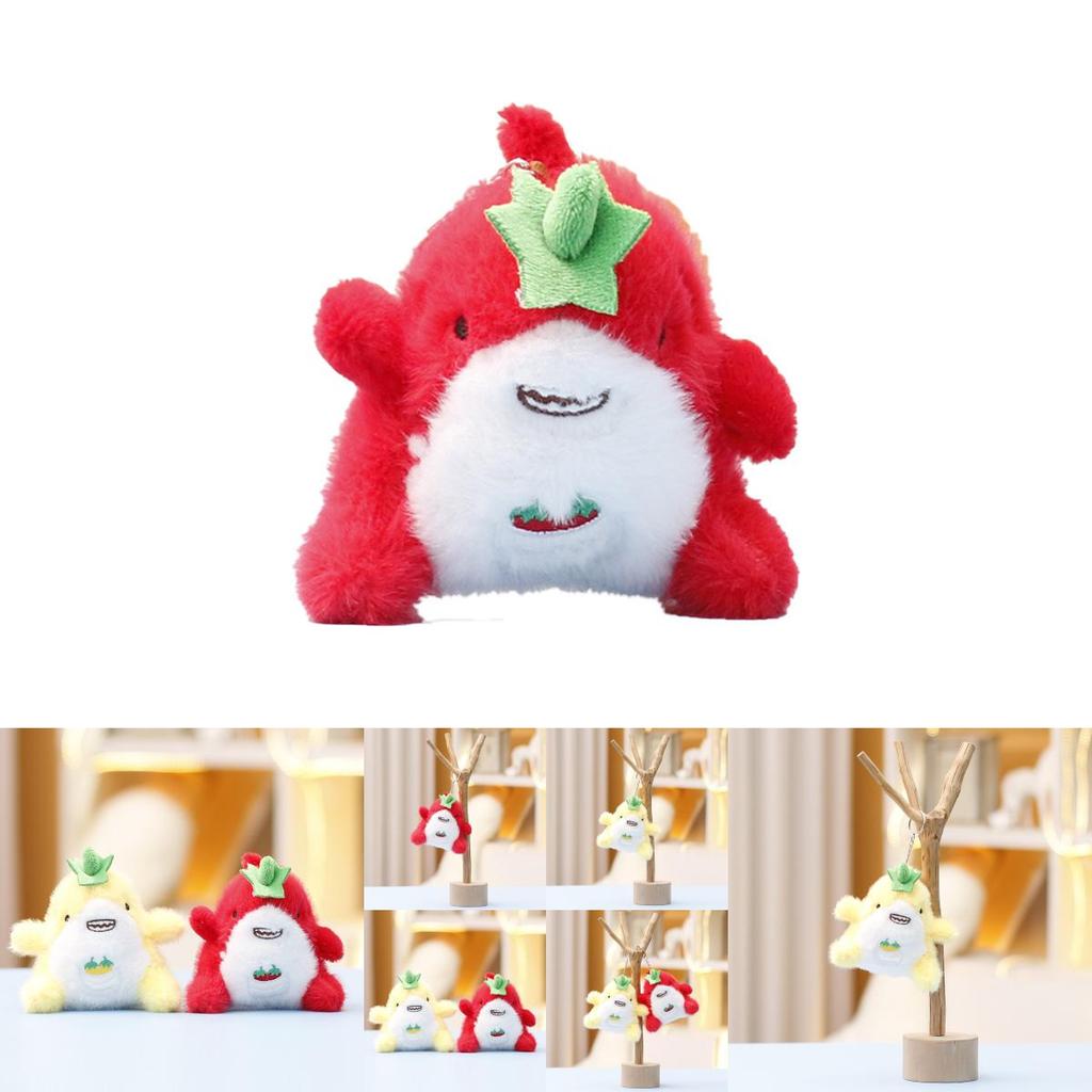 Plush Shark Toy Keychain With Soft Short Plush For Girls Bag Decor