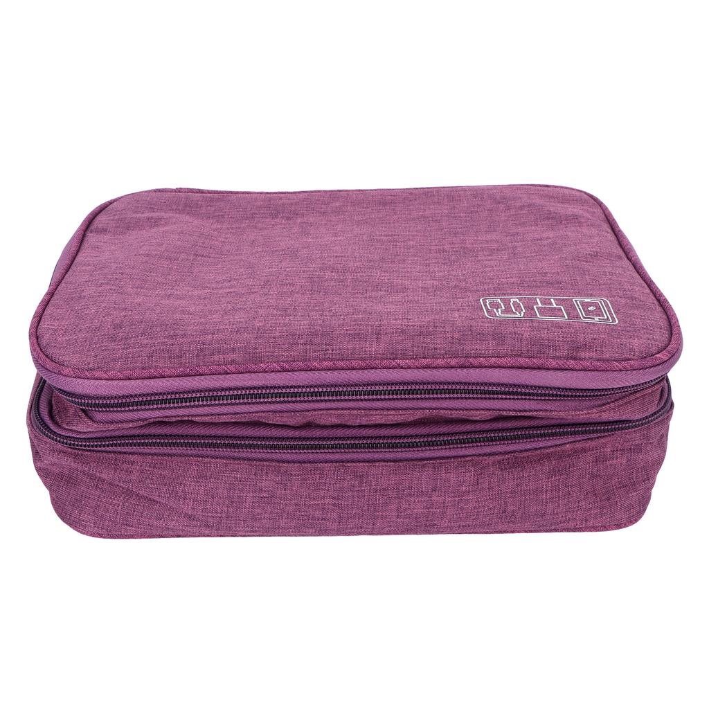 Makeup Travel Bag Large Capacity Durable Waterproof Fashion Widely Used Travel Cosmetic Bag for Cosmetic Cable Earphone