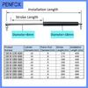 1PC 150N 420-500mm Universal Strut Bars Gas Strut Bars Lift Supports Gas Spring for Tool Box RV Bed Car Caravans Door Windows