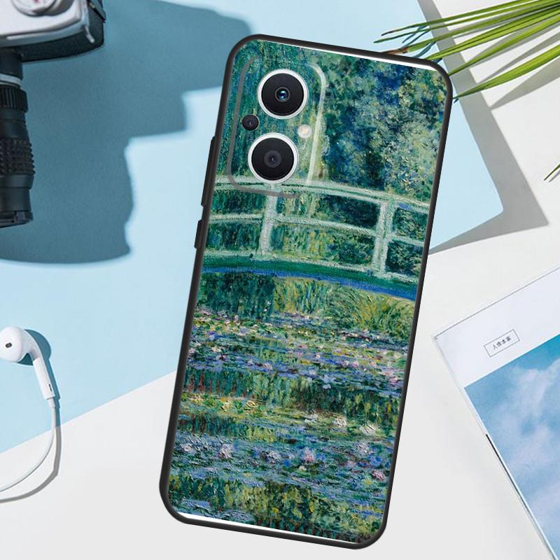 Monet Oil Painting Cover For OPPO Reno 14 Pro 10 11 12 13 14F 13F 12F 11F 7 8 Lite OPPO Find X9 X6 X5 X8 Pro Case