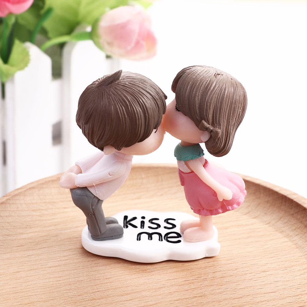 Ornament Center Console Girls Gifts Cartoon Couples Car Ornaments Car Decoration Action Figure