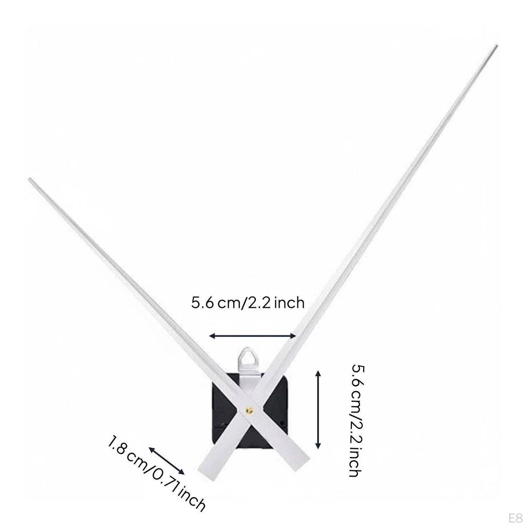 High Power Clock Movement Easy to Install DIY Large Wall set Accurate Timekeeping for