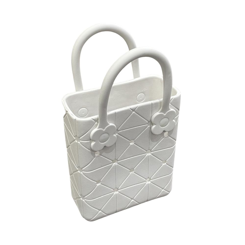 Leisure EVA Handbags with Hole Waterproof Rubber Tote Bag Summer Beach Bag  Sports