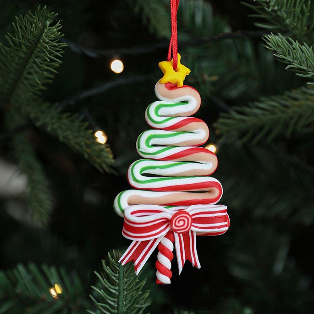 Cartoon Christmas Candy Cane Ornaments Festival Candy Cane Hanging Decorations  Holiday Decor