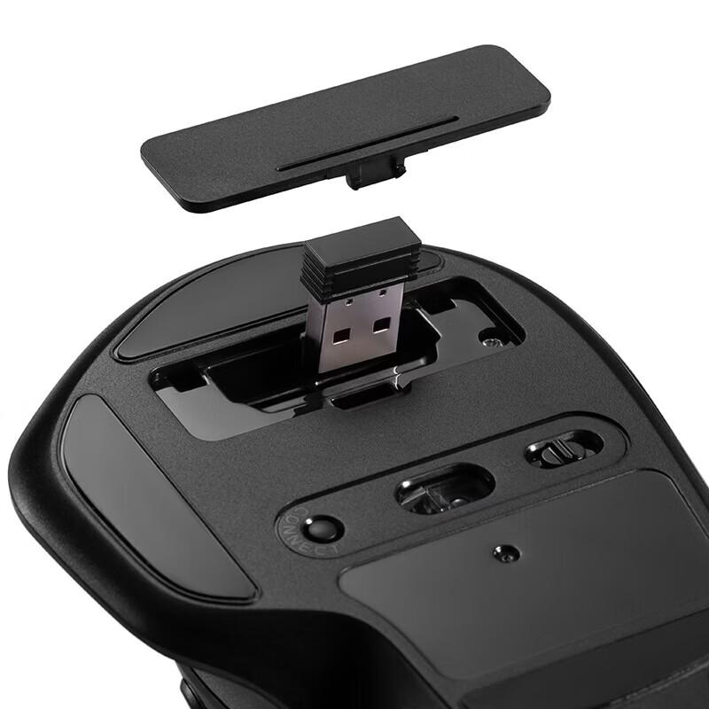 SANWA Ergonomic Dual-Mode Wireless Mouse