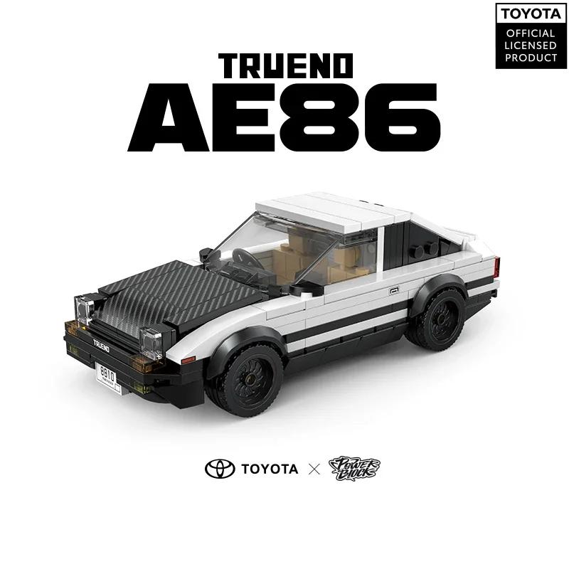 327PCS AE86 Building Block Car Classic TOYOTA JDM Vehicle Model Bricks Set With Display Box Adult Collection Kids DIY Toys Gifts