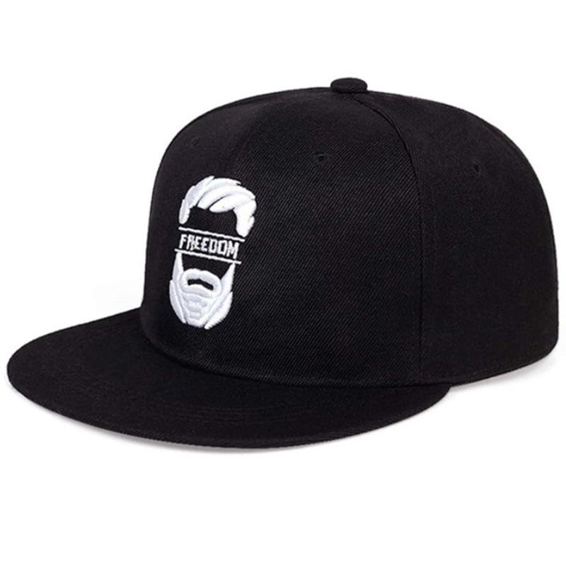 Sommer Unisex Onkel Bart Stickerei Hip-Hop Netzmützen Outdoor Verstellbare Lässige Baseballkappen Sonnenschutzhut