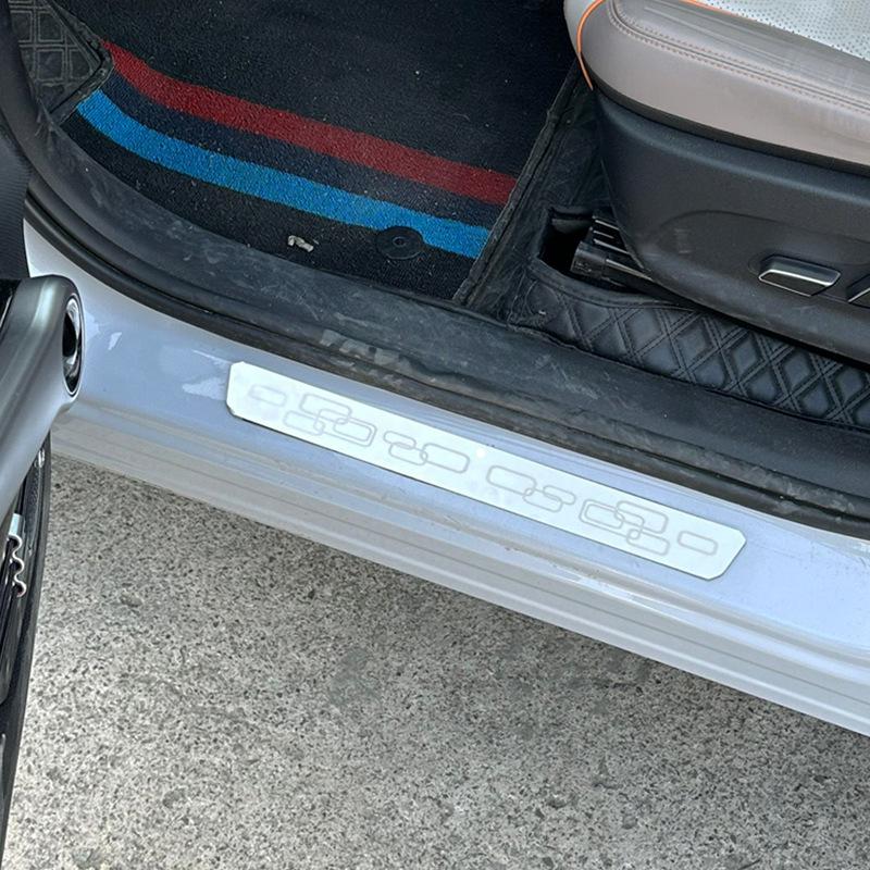 Ultra-Thin Door Sill Scuff Plates for Peugeot Citroen C3/C4/C5/C6 Welcome Pedals