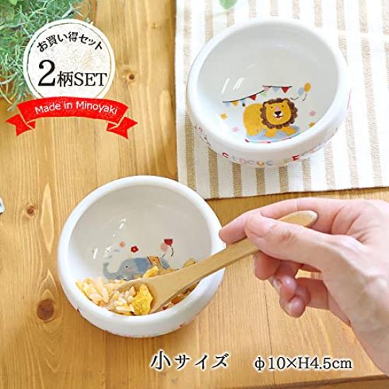 a store specializing in tableware and miscellaneous goods tableware set Animal circus side dish bowl Diameter Approximately 150ml Lion Elephant Kids
