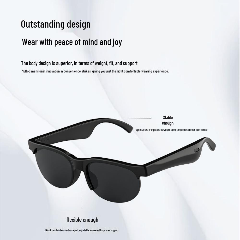 Smart Bluetooth Audio Sunglasses – Music, Voice Calls & AI for Outdoors, Sports, Cycling & Driving