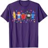 Back to School Cute Pencil Crayon Apple Teacher Boy Girl Kid T-Shirt
