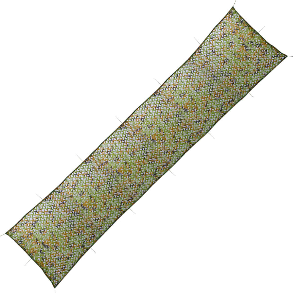 vidaXL Tarnnetz mit Aufbewahrungsbeutel 1,5 x 10 m grün