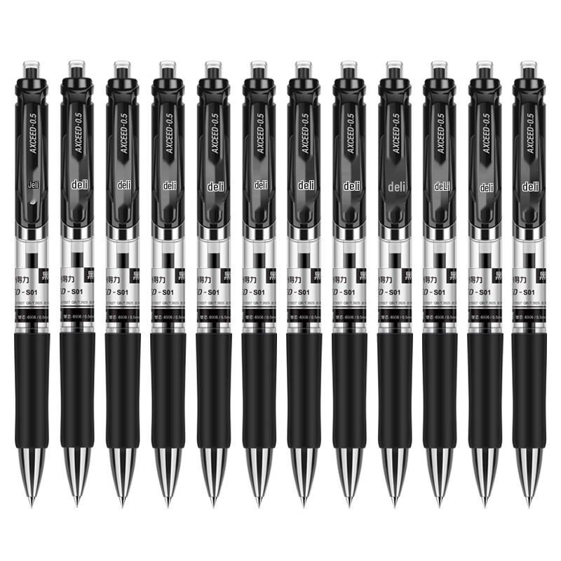 Deli S01 Retractable Gel Pen
