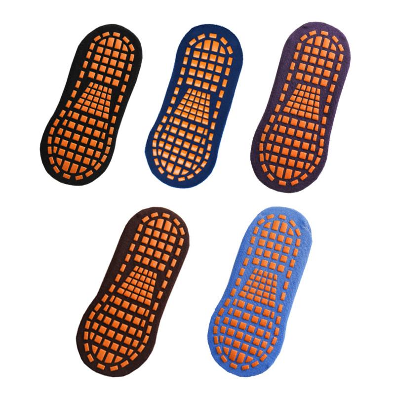 5 Çift/Set Erkek Kaymaz Pamuk Çorap Kadın Çocuk Yaz Komik Trambolin Yoga Kaymaz Bilek Kısa Çorap Parti