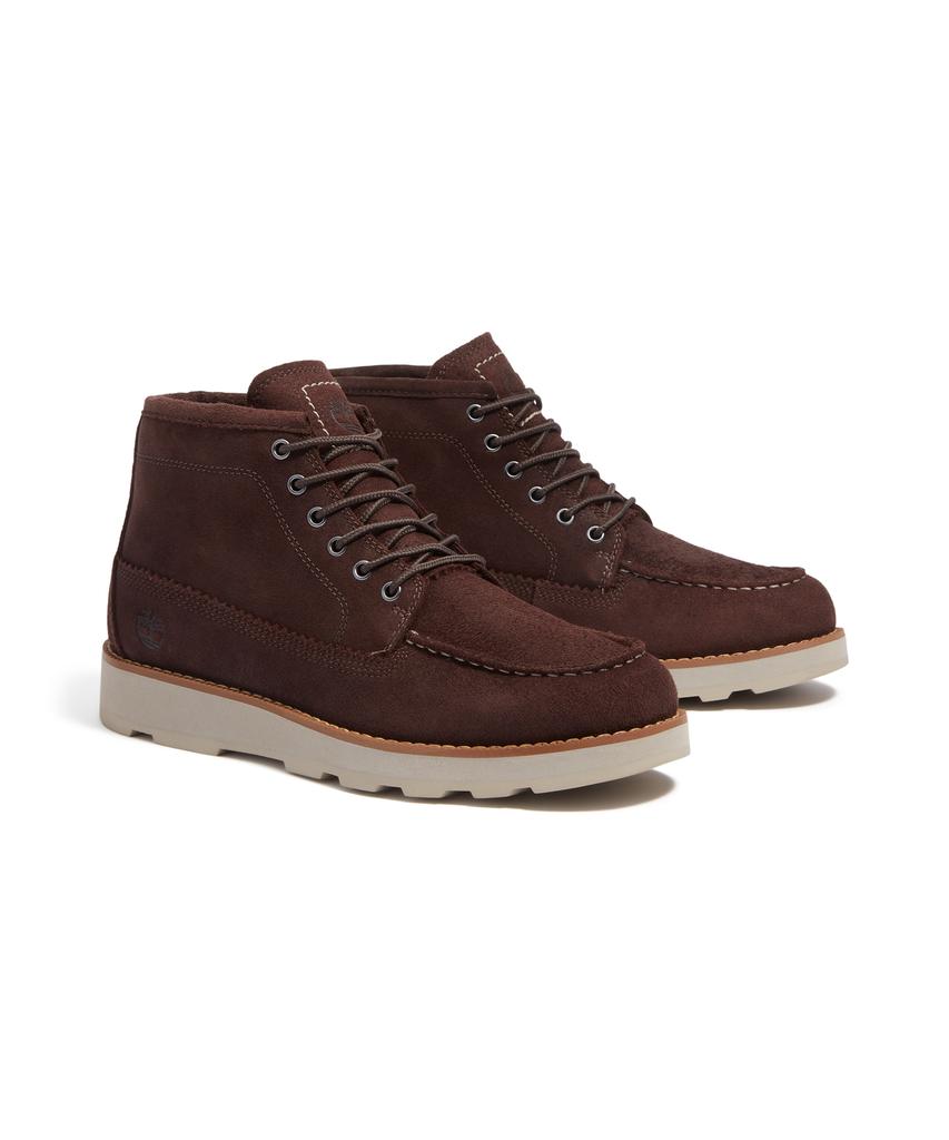 Timberland (Men'S) Britain Mills Mid-Lace Chukka Boots - Dark Brown Suede / A6Cep-Eiv
