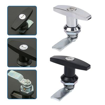 Zinc Alloy Handle Lock Fixing Cabinet Door Lock New T Shape Lock  Garage Door