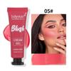 Makeup Multi-color Fine Glitter Highlight Rouge Blush Liquid Natural Expansion Color Matte Grooming Blush Cream