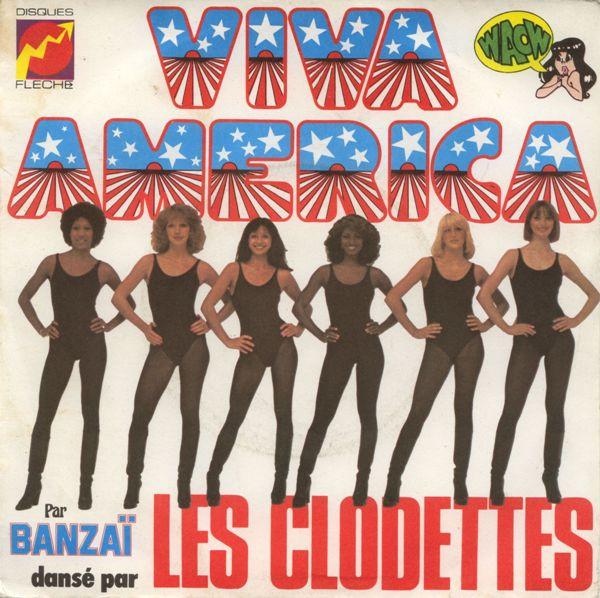 

7-дюймовая пластинка BANZAII DANS PAR LES CLODETTES Viva America 6061864 Disques Flche 1975 Франция SoulFunk Б/у
