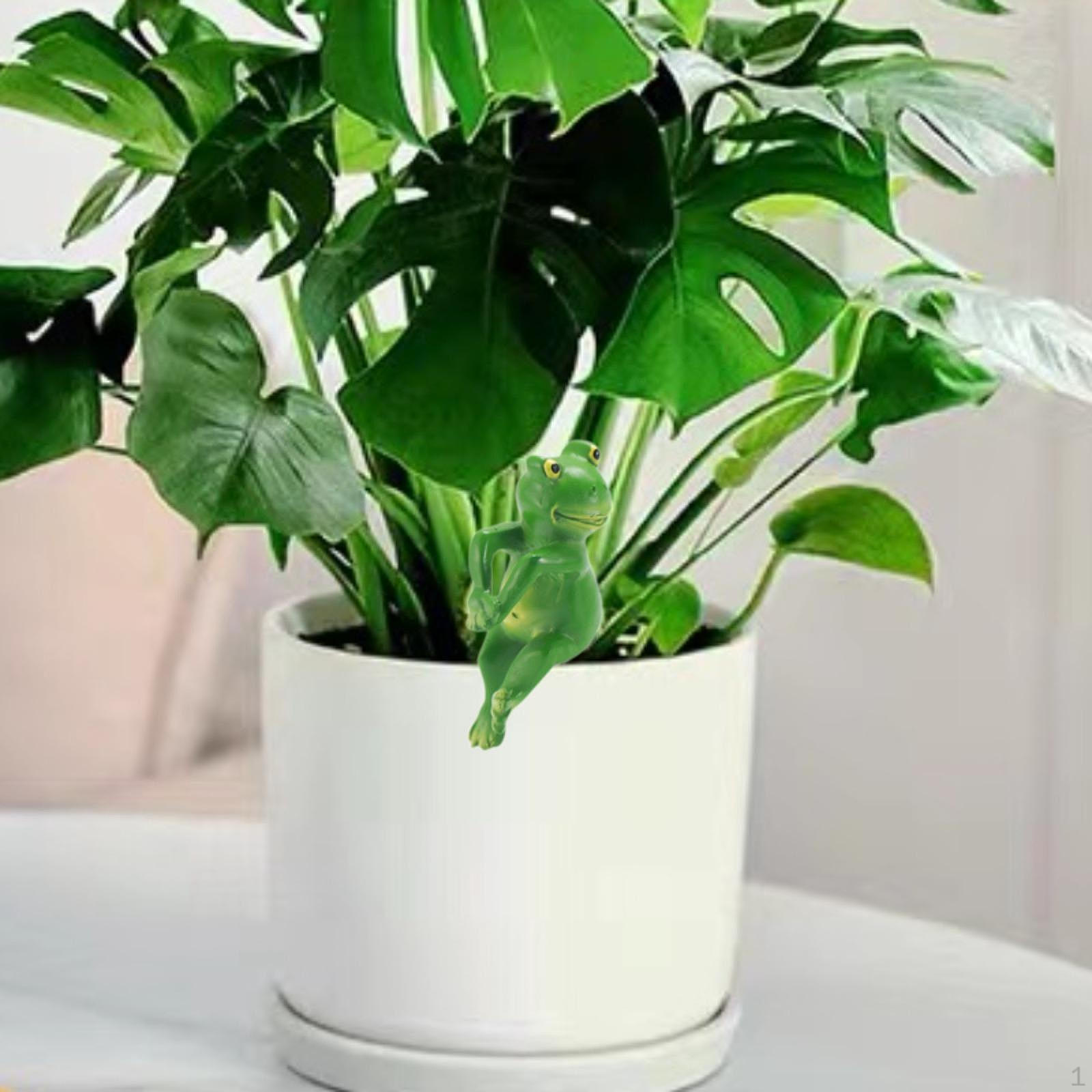 

Скульптура животного для подвесных растений, фигурка лягушки из смолы Style A