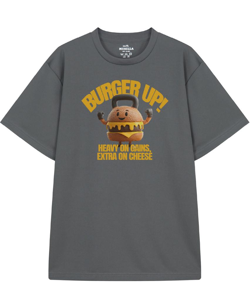 DRIFTOUT Burger Up Kettlebell Functional Short Sleeve T-Shirt (5 Colors) (Type A)