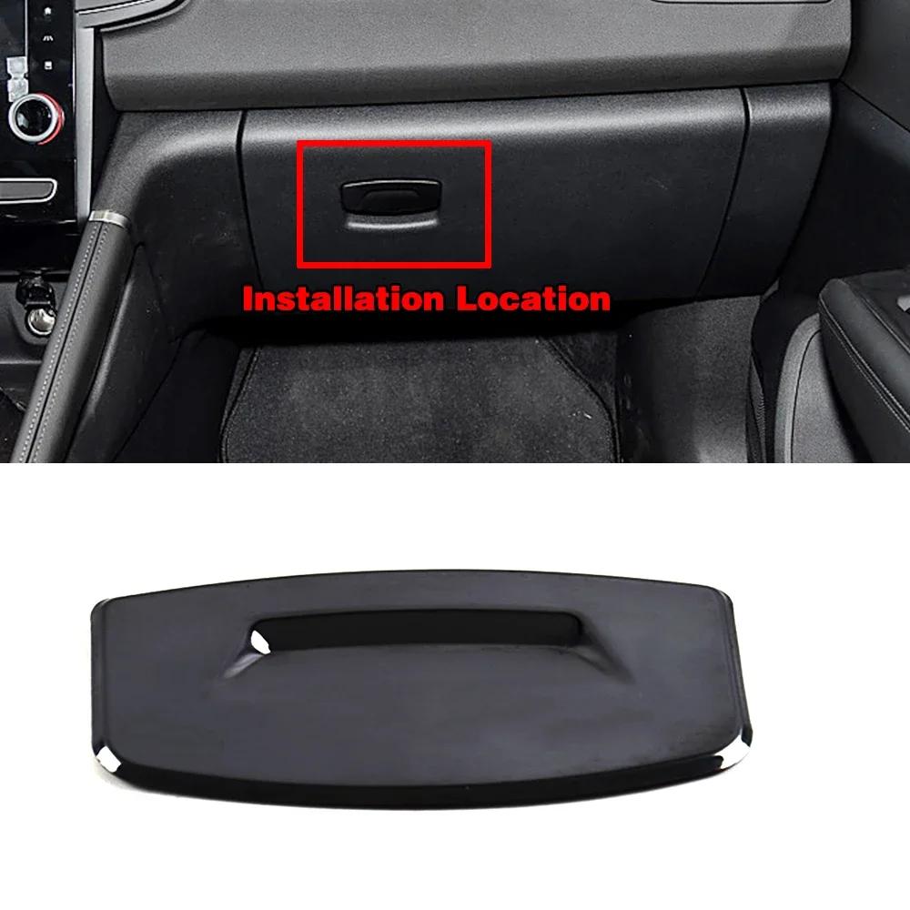 For Renault Koleos 2017-2020 Car Interior Decoration Stainless Steel Protection Frame Cover Trim Black Color For Samsung QM6