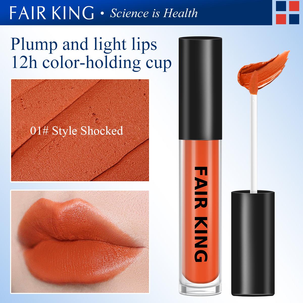 

Матовая глазурь для губ FAIR KING Матовая бархатная глазурь для губ Стойкая чашка для макияжа губ с антипригарным покрытием 01#