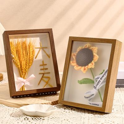 Transparent Floating Dried Flower Picture Frame Depth 5cm Specimen/DIY Handicraft/Action Figure Display Picture Frame Home Decor