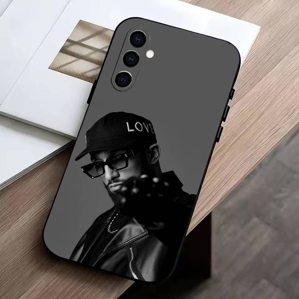 

Singer N-NIRO Phone Case Black Silicone Soft For Samsung Galaxy A73,A72,A71,A70,A53,A52,A51 Samsung a22 5g