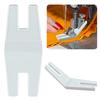 1/2Pcs Sewing Machine Presser Foot Tool Plastic Straight Stitch Foot Sewing Seam Guide for Embroidery Sewing Quilting Crafts