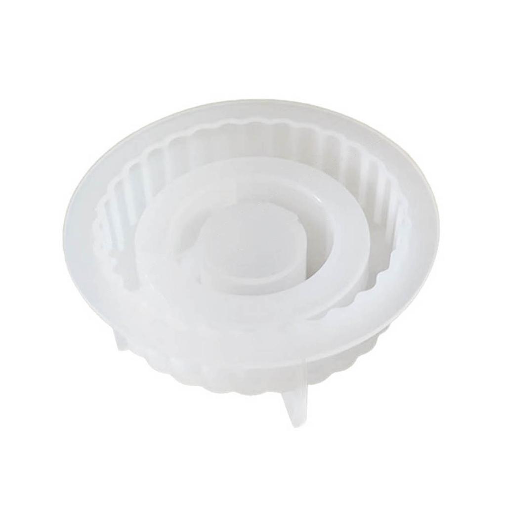 Candle Mould Decors Casting Molds DIY 3D Silicone Mould Cylinders Striped Mould Silicone Molds Handicrafts Candle Holder