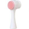 Double-Sided Facial Cleansing Brush with Soft Bristles & Silicone for Exfoliating & Pore Care