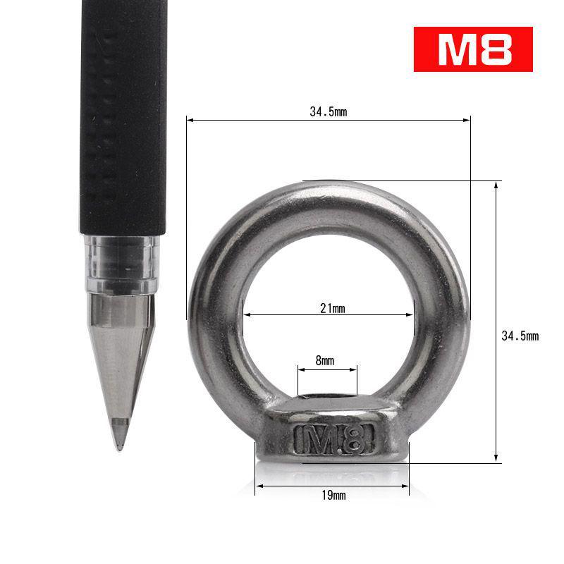 

304 Stainless Steel Marine Lifting Eyebolt and Nut