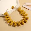 Fashion Water Drop Resin Necklace - Versatile High Quality Jewelry Daily Wear